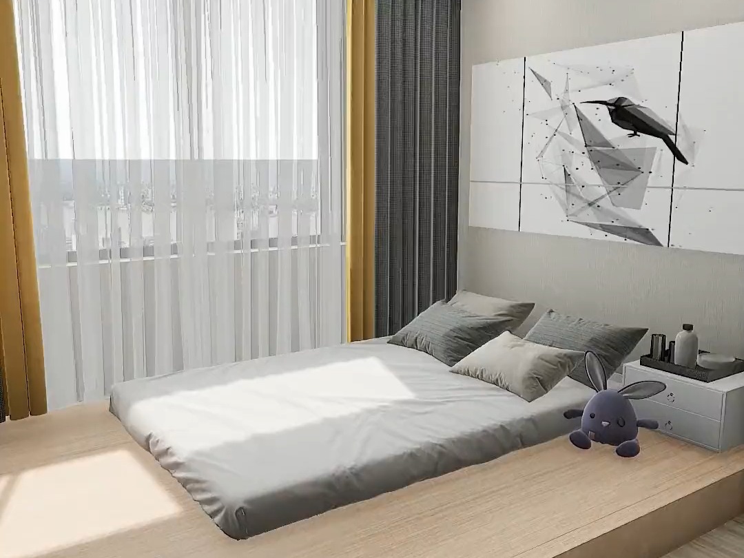 卧室再小也要做个衣帽间#家装装修#装修设计#卧室