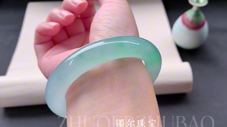 天然翡翠手镯 #翡翠手镯推荐 #翡翠手镯分享 #翡翠手镯定制 #冰绿圆