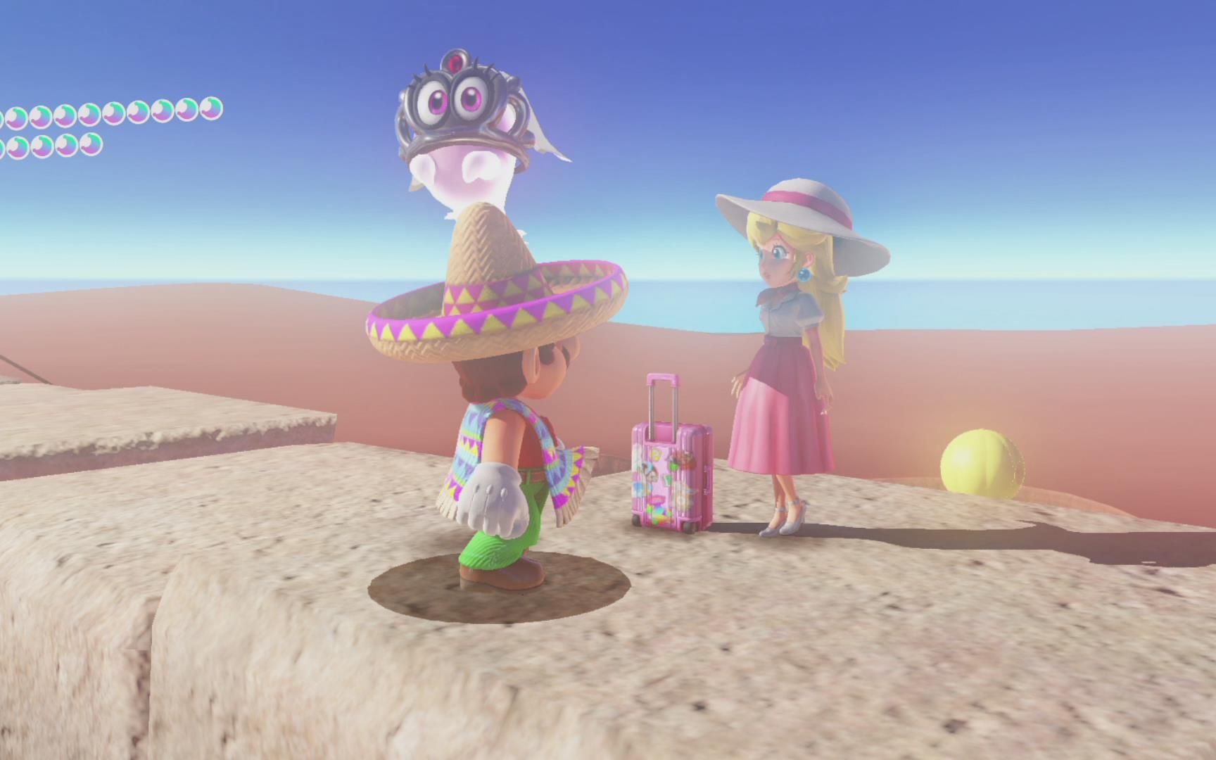 活动作品在沙漠国的倒金字塔遇到桃花公主超级马力欧奥德赛ep84