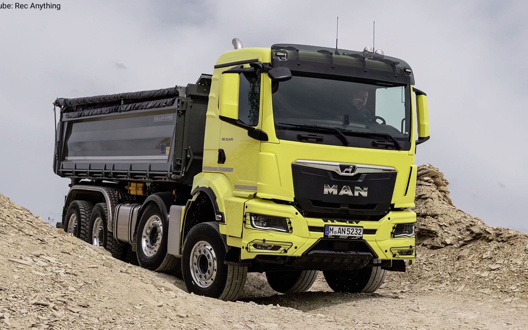 new 2022 man tgs全新 2022 man tgs 自卸车 漂亮的黄色