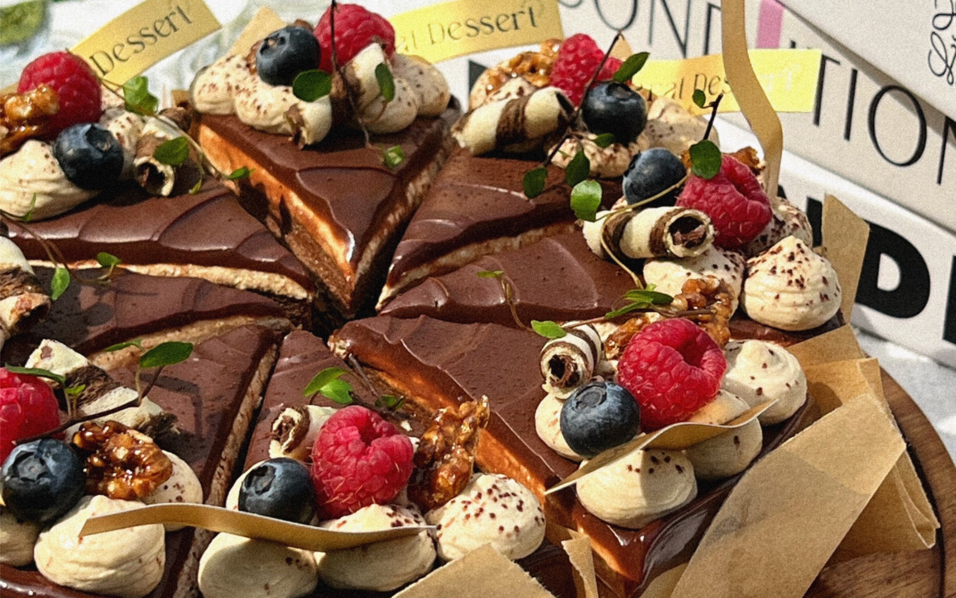 摩卡花园切件蛋糕