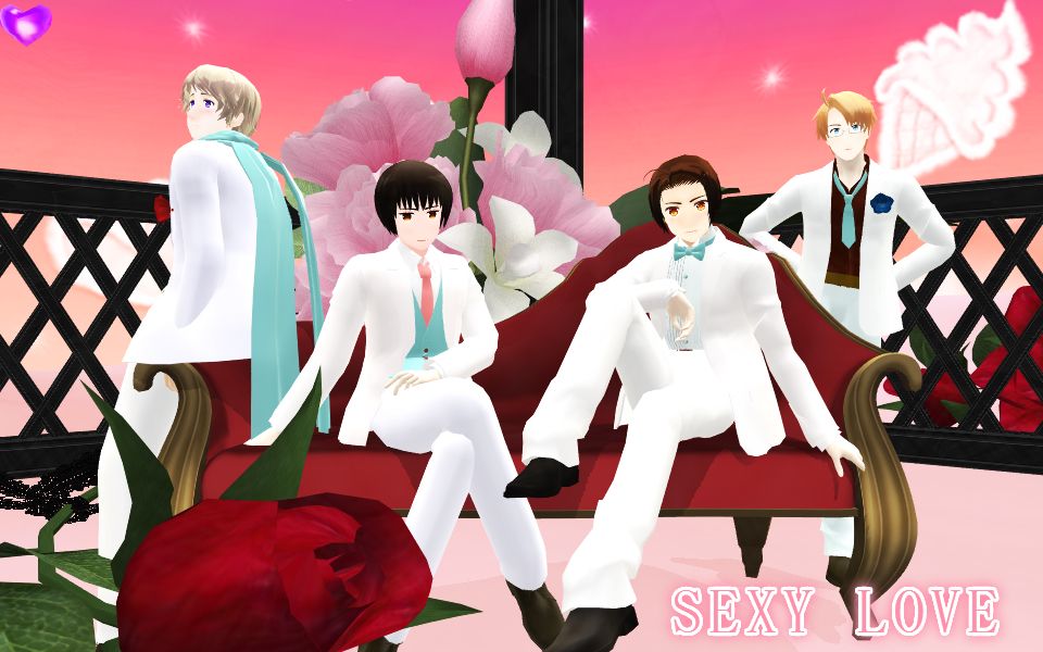 【aph/mmd】樞軸聯合 sexy love