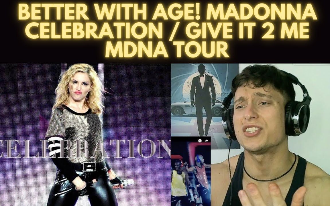 [图]麦当娜反应视频 - Celebration Give It 2 Me - MDNA Tour Reaction & Commentary