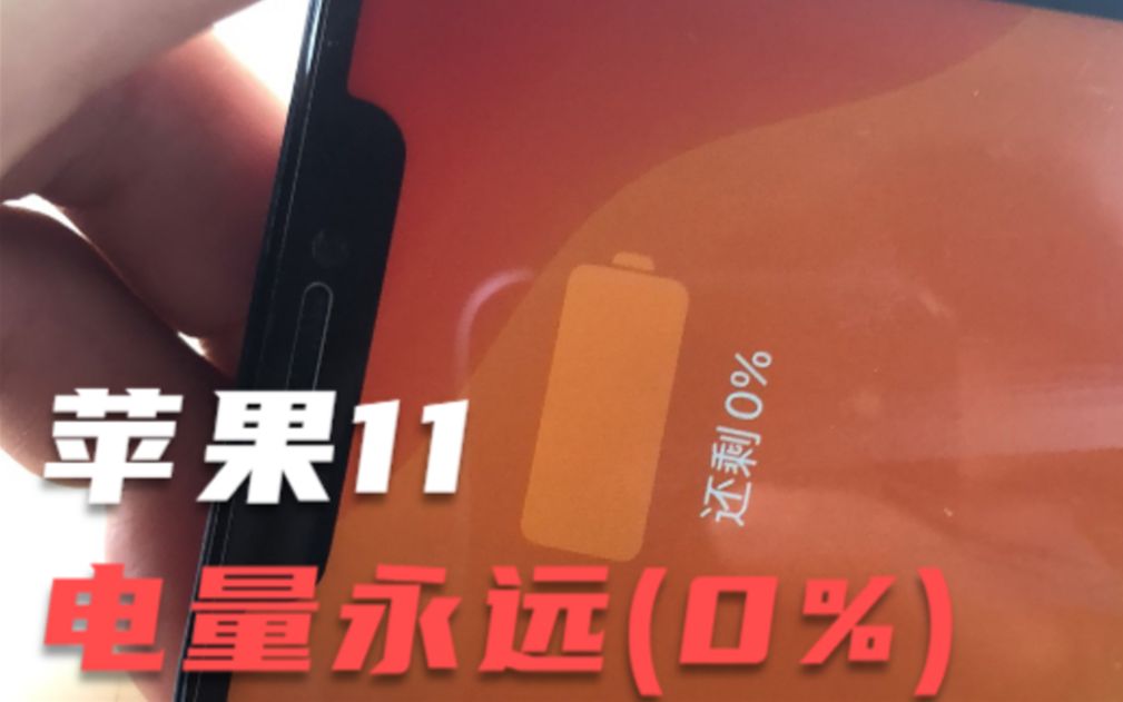 苹果11重摔二修无法充电 ,电量永久0% 为何无法修复哔哩哔哩bilibili