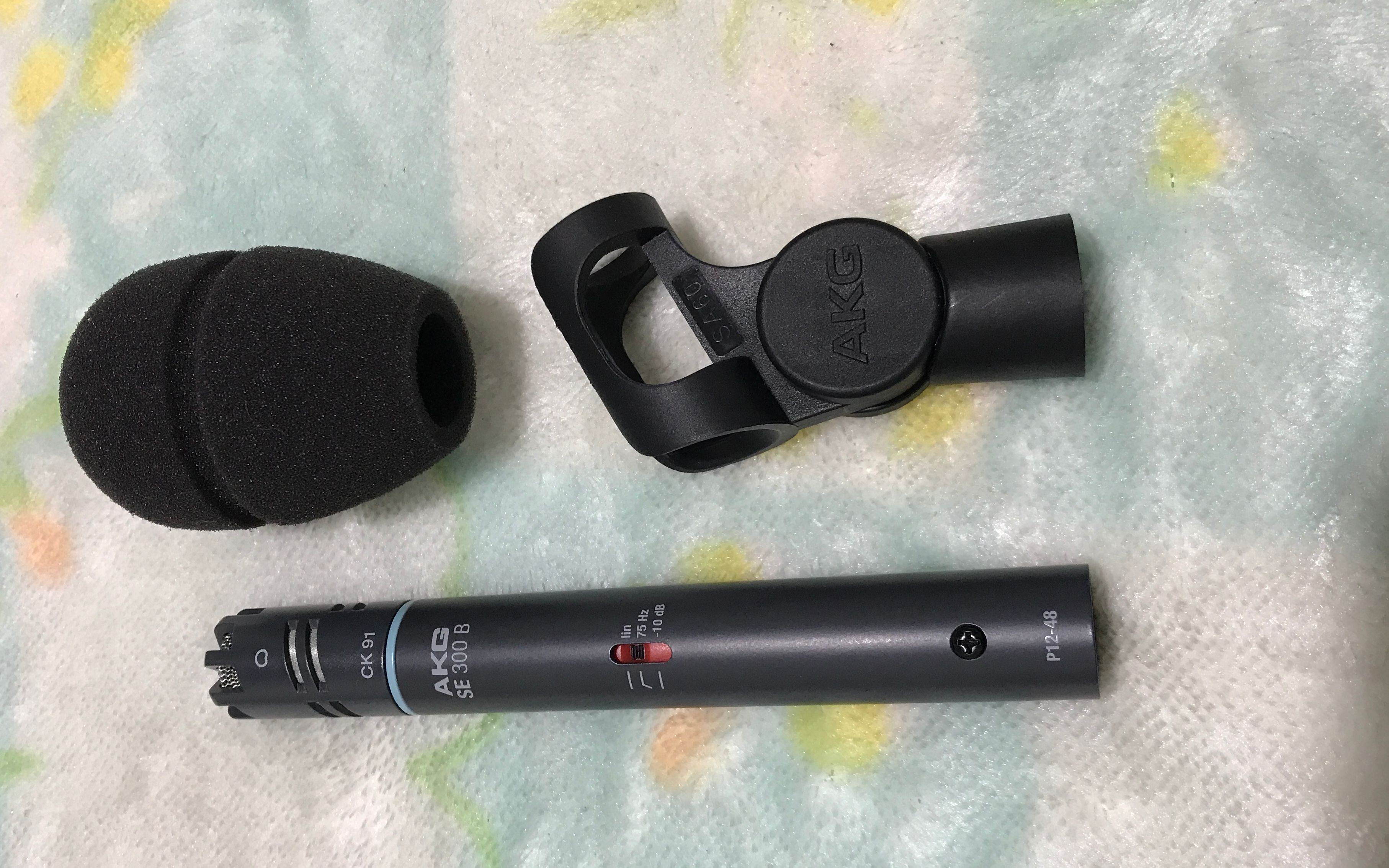 akgc391b小振膜电容麦克风音质测试
