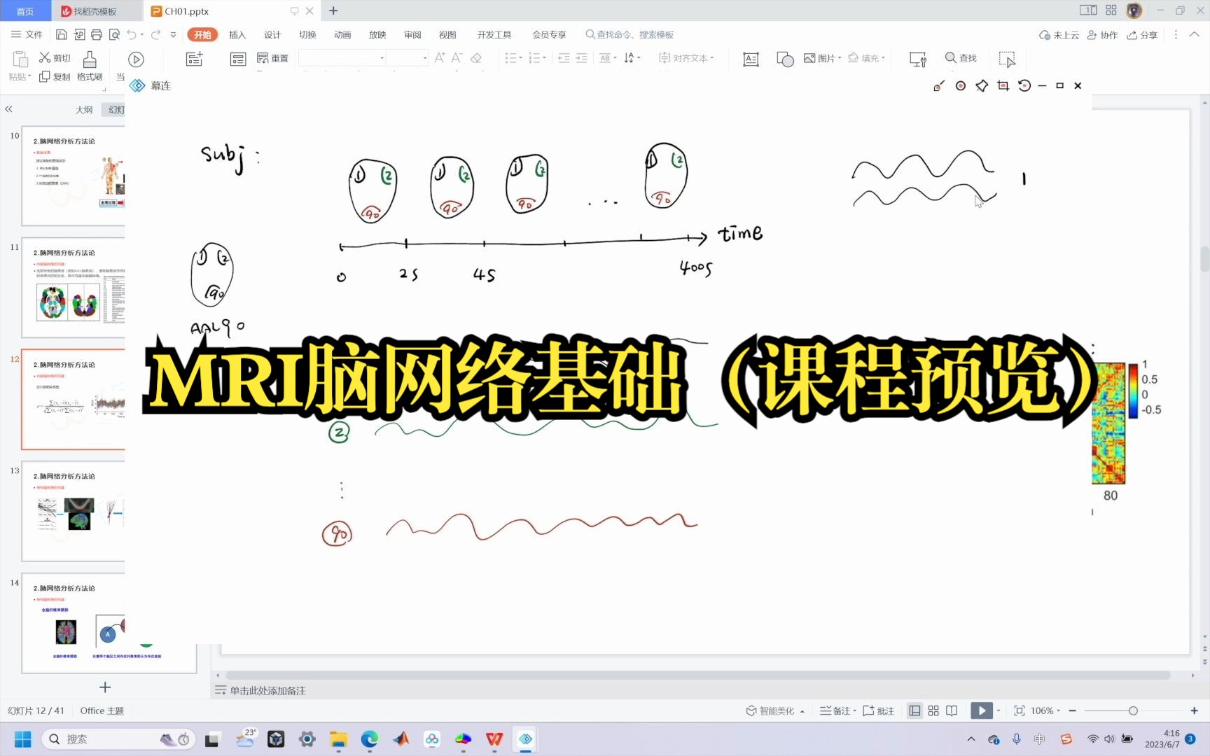 【千问智能】MRI脑网络数据分析基础课(课程预览)哔哩哔哩bilibili