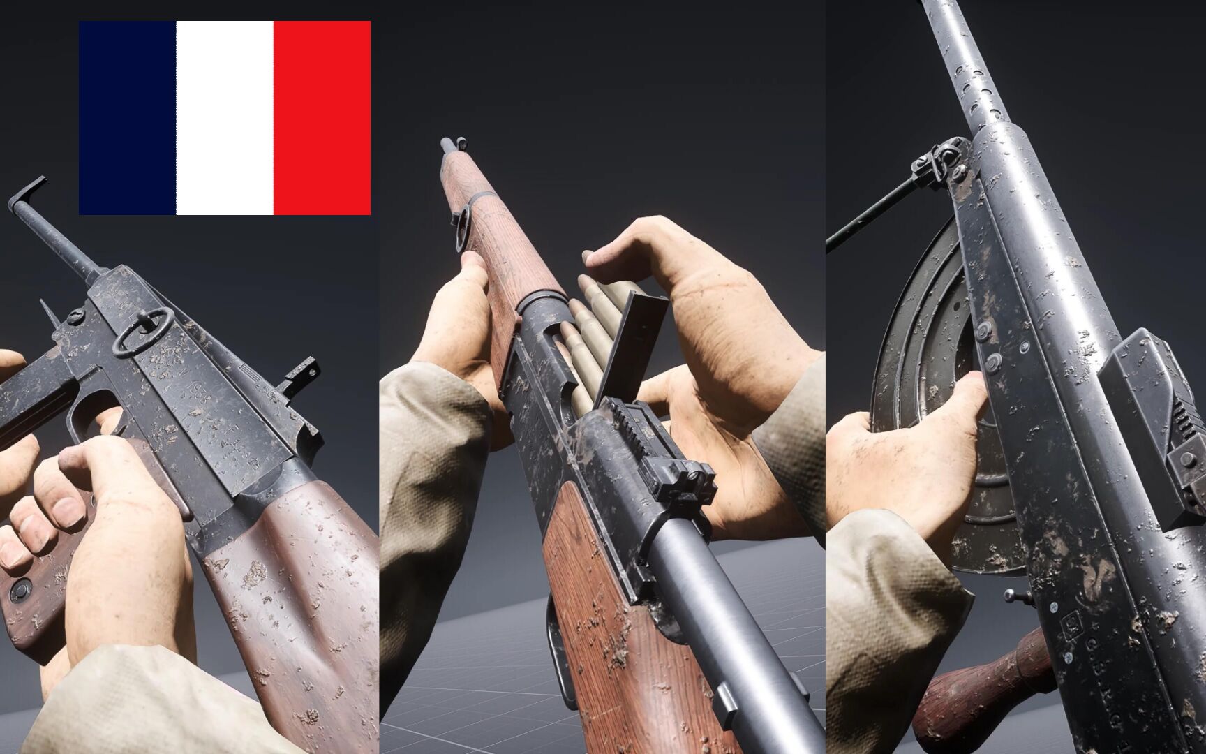 二战法国步兵装备图片
