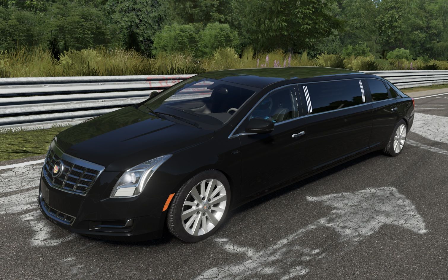 【纽博格林】2013 凯迪拉克 加长版 xts limousine_哔哩哔哩 (゜-゜)