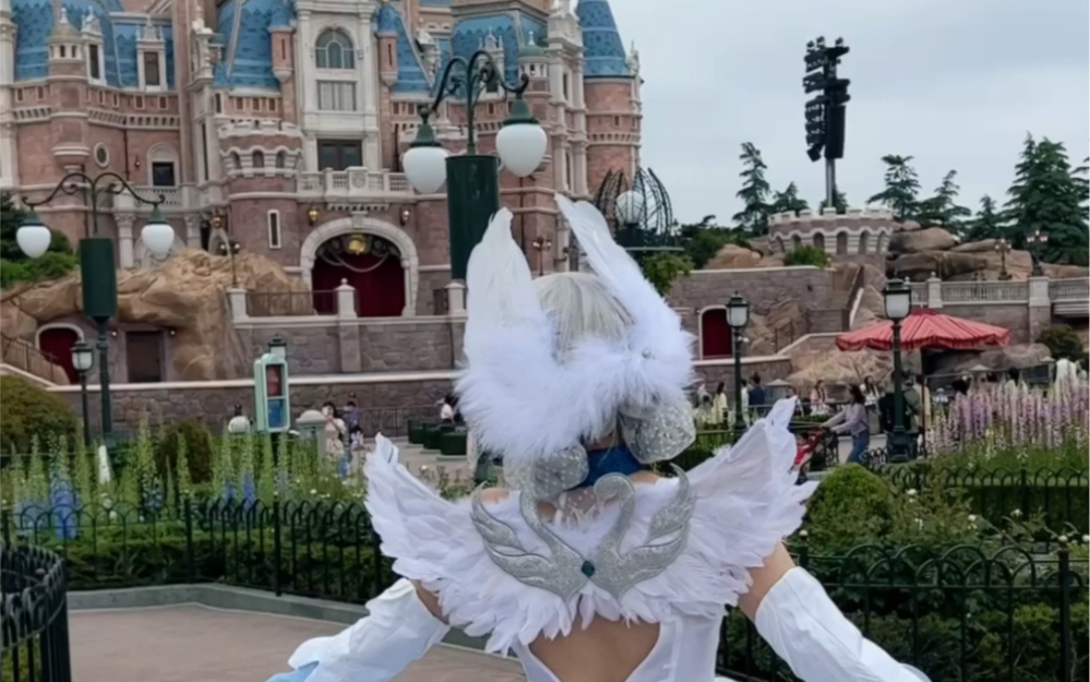 穿小乔天鹅之梦去迪士尼啦