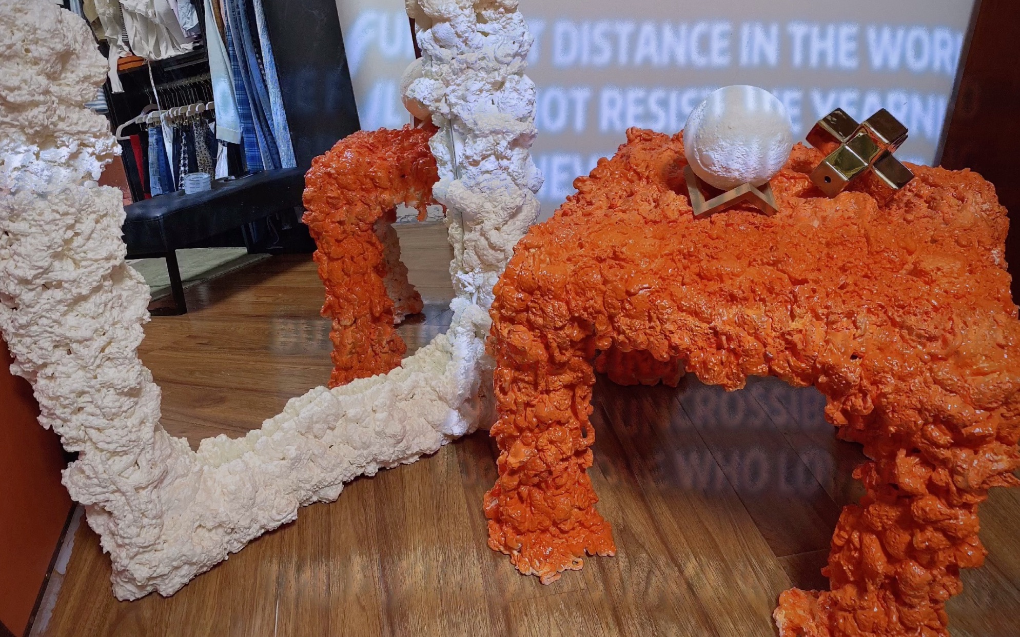 装置艺术之生活家居改造/大火发泡胶镜子制作/帮你省下一个亿