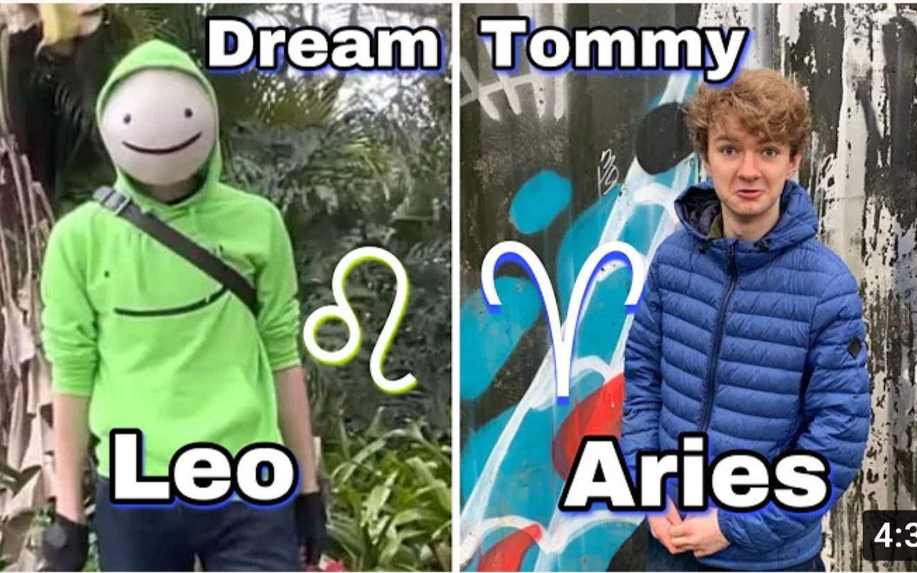 dream smp成员们的星座!(有翻译)_哔哩哔哩_bilibili