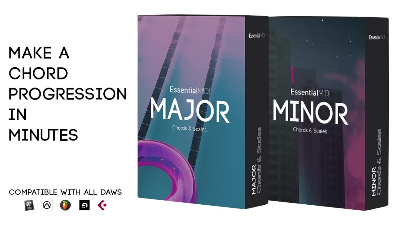 【和弦MIDI包】Major + Minor Chords & Scales Bundle(附下载链接)哔哩哔哩bilibili