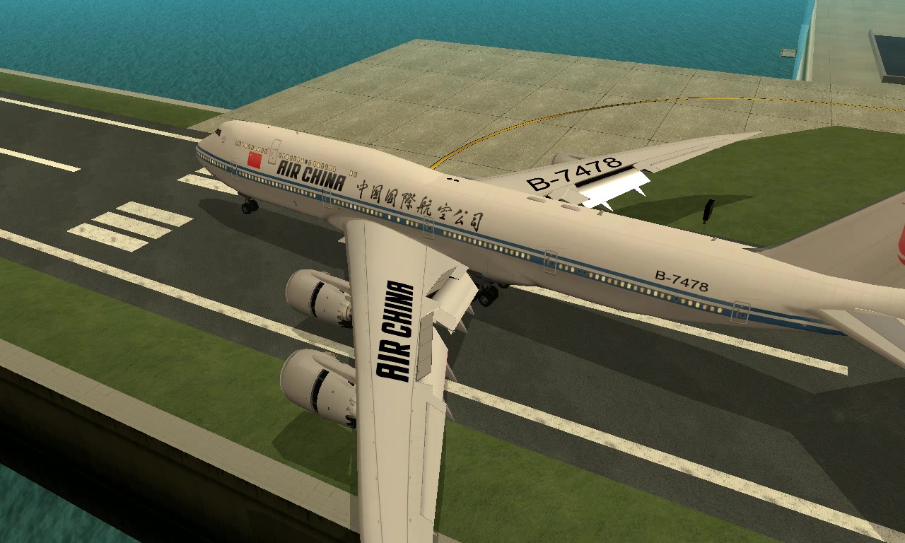 gtasa憨陆小镇波音7478执飞洛圣都圣费耶罗航线