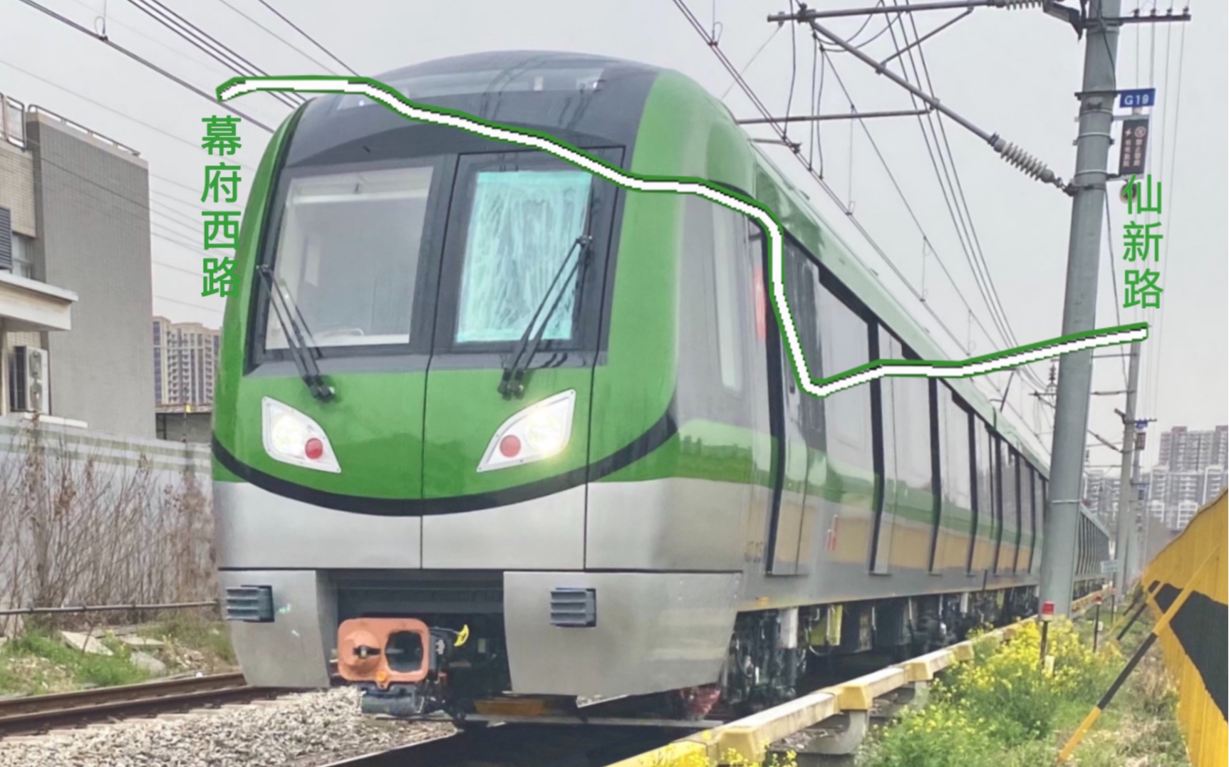 无人驾驶【南京地铁】地铁7号线北段下行前挡pov