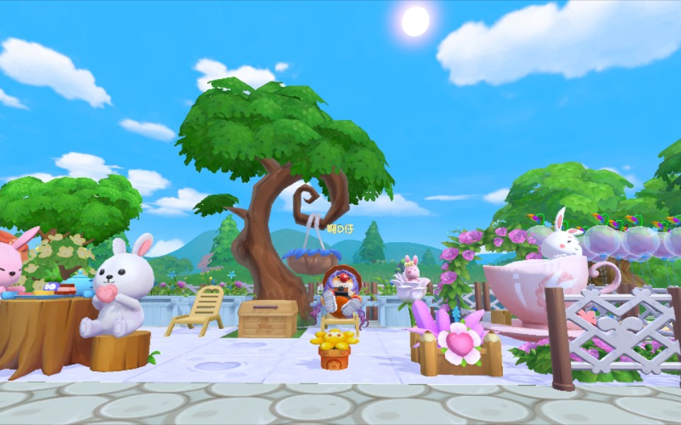 摩尔庄园装修家园打卡