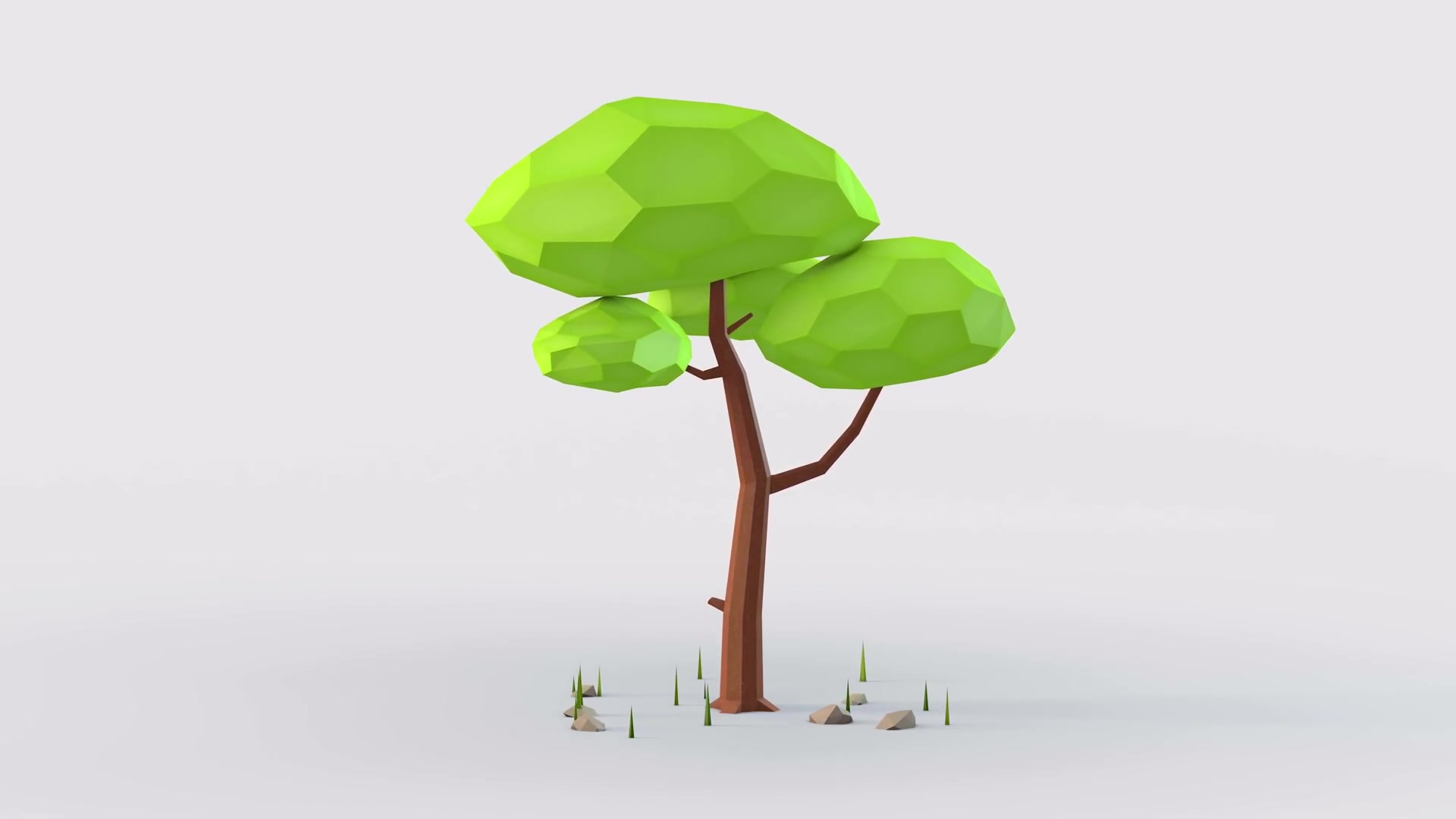 【c4d教程】如何制作一颗摇动的树