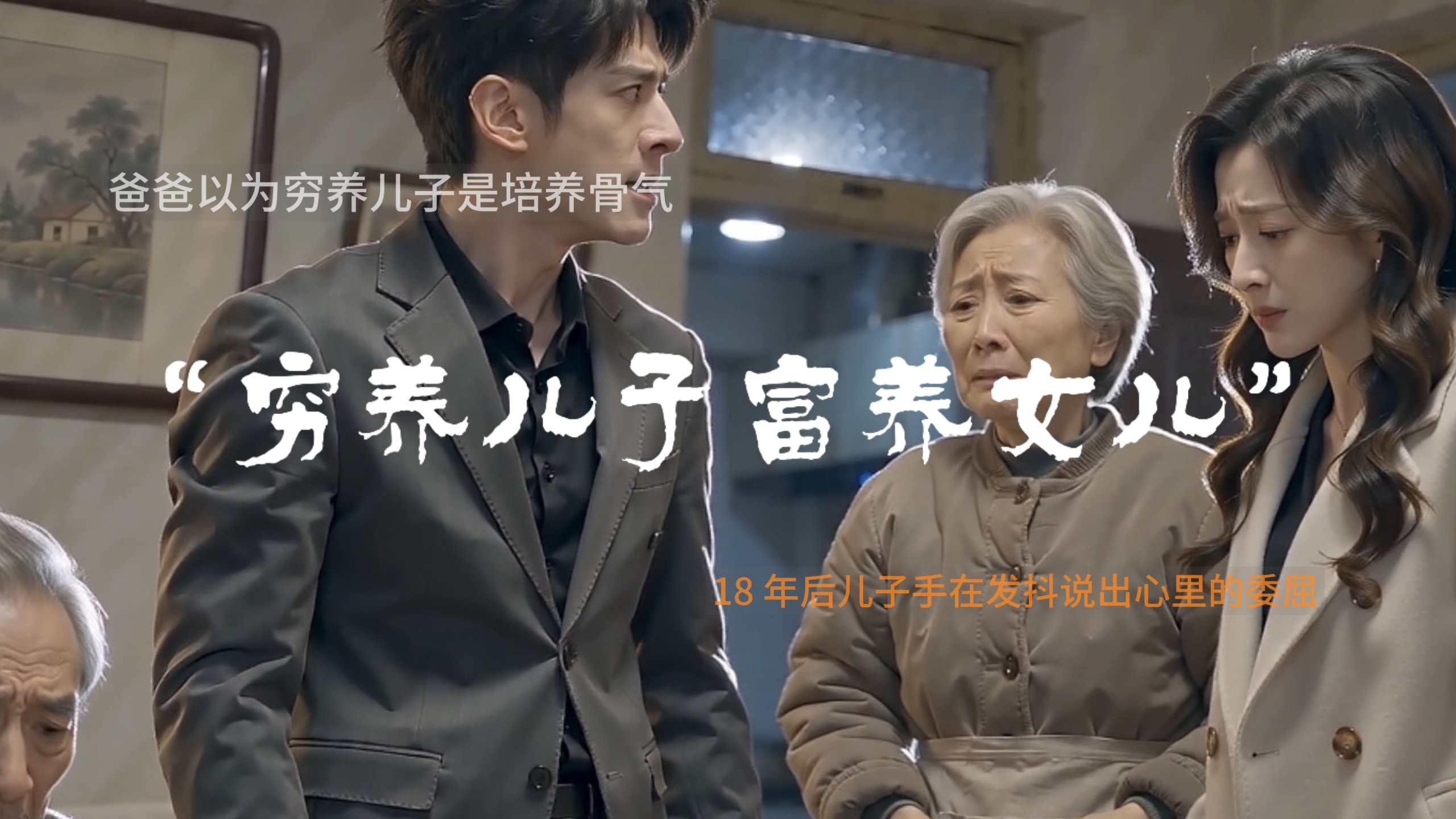 你是男孩子“穷养”，穷养养出委屈，富养养出仇人