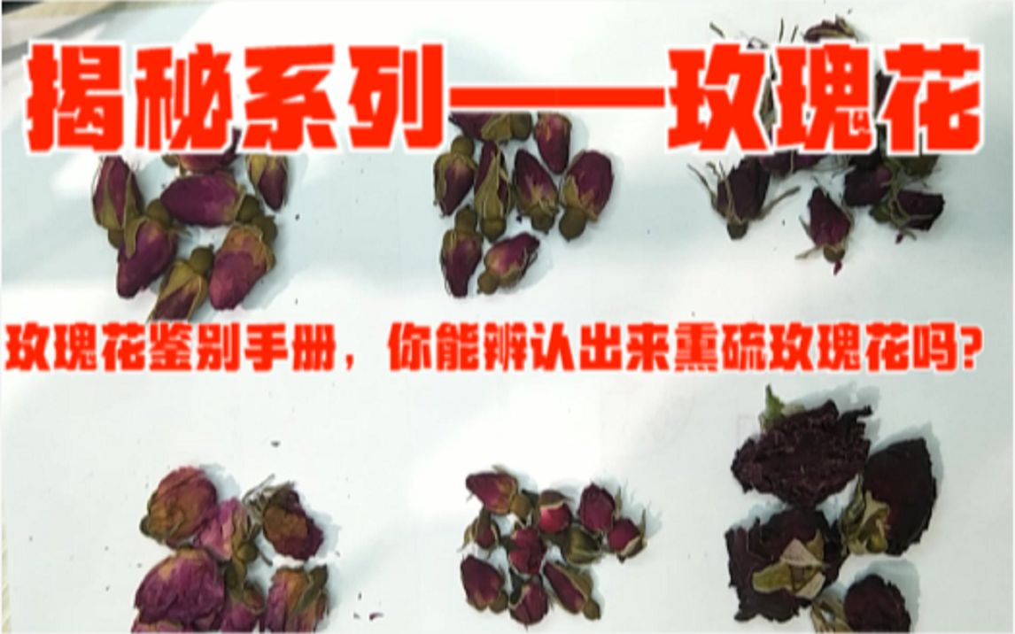 [图]揭秘系列——玫瑰花：玫瑰花鉴别手册，你能认出来熏硫玫瑰吗？