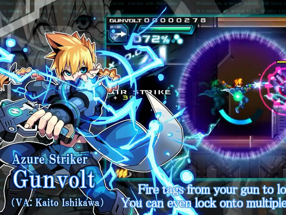 [图]PC 苍穹雷霆 1 Azure Striker Gunvolt 1 中文版+修改器整合版，解压即玩。