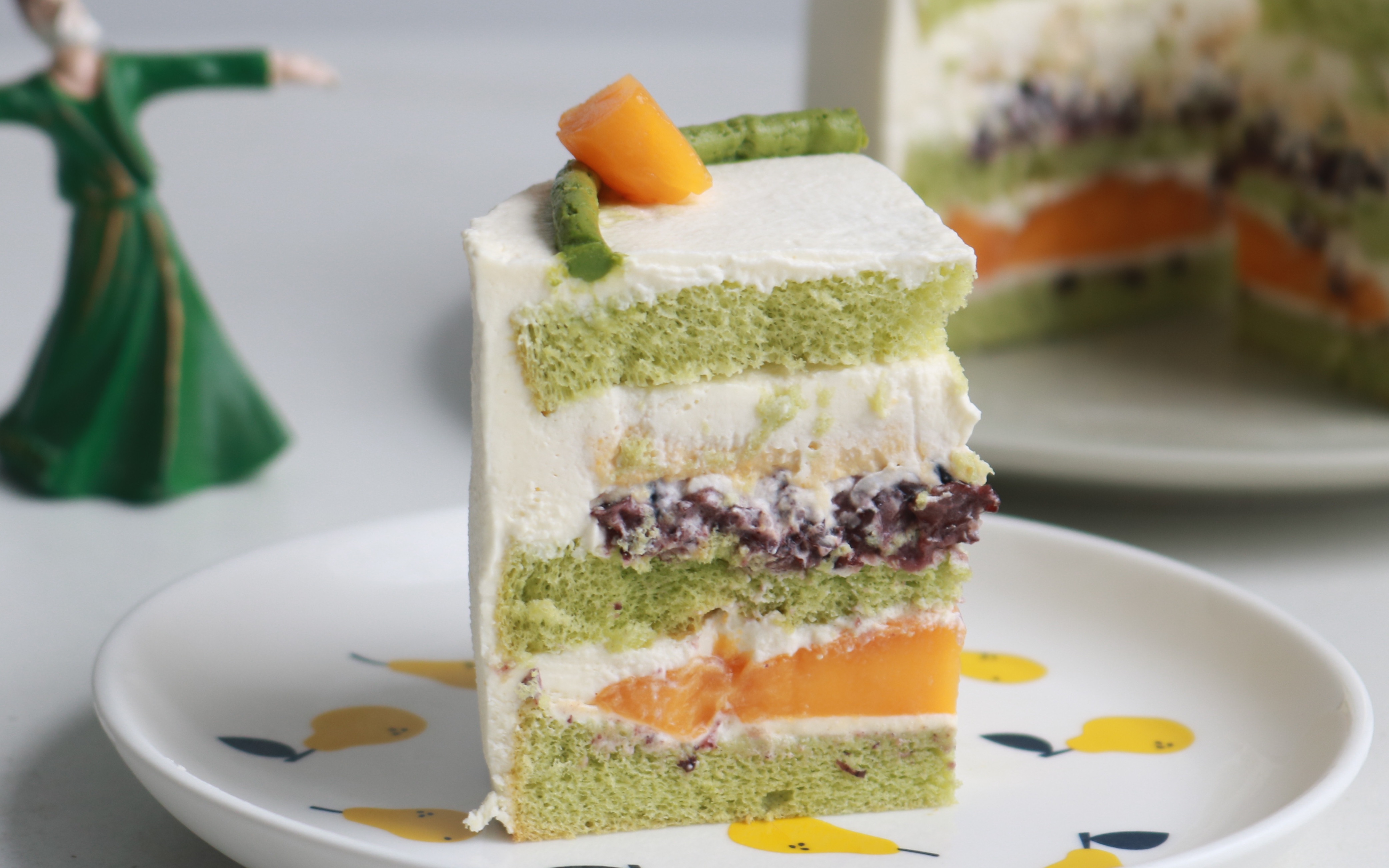 斑斓紫米芒果蛋糕 