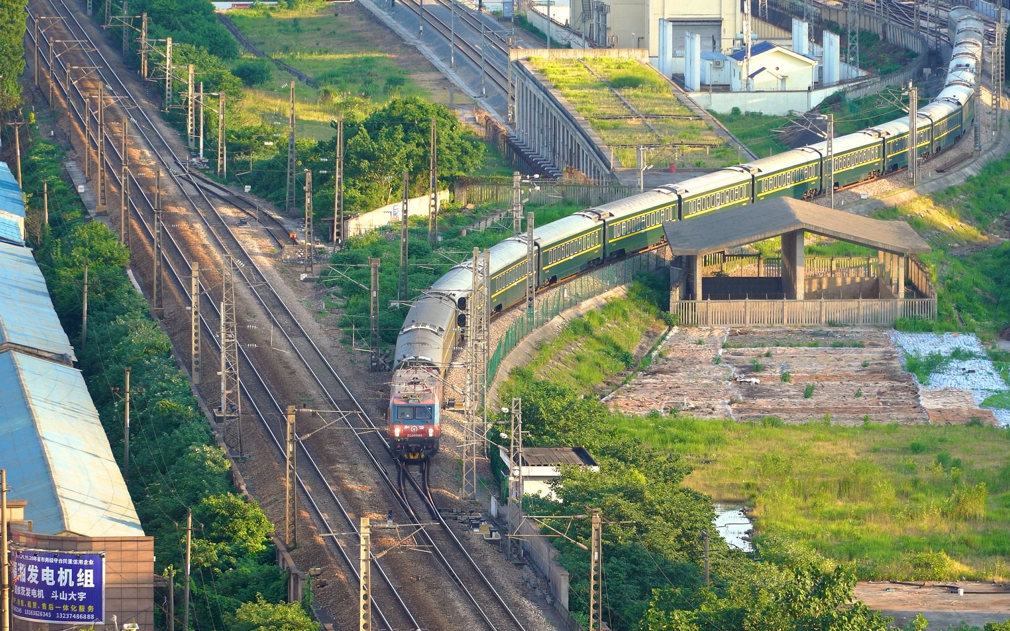 【中国铁路】京局京段hxd3d0066牵引z208次出长沙站