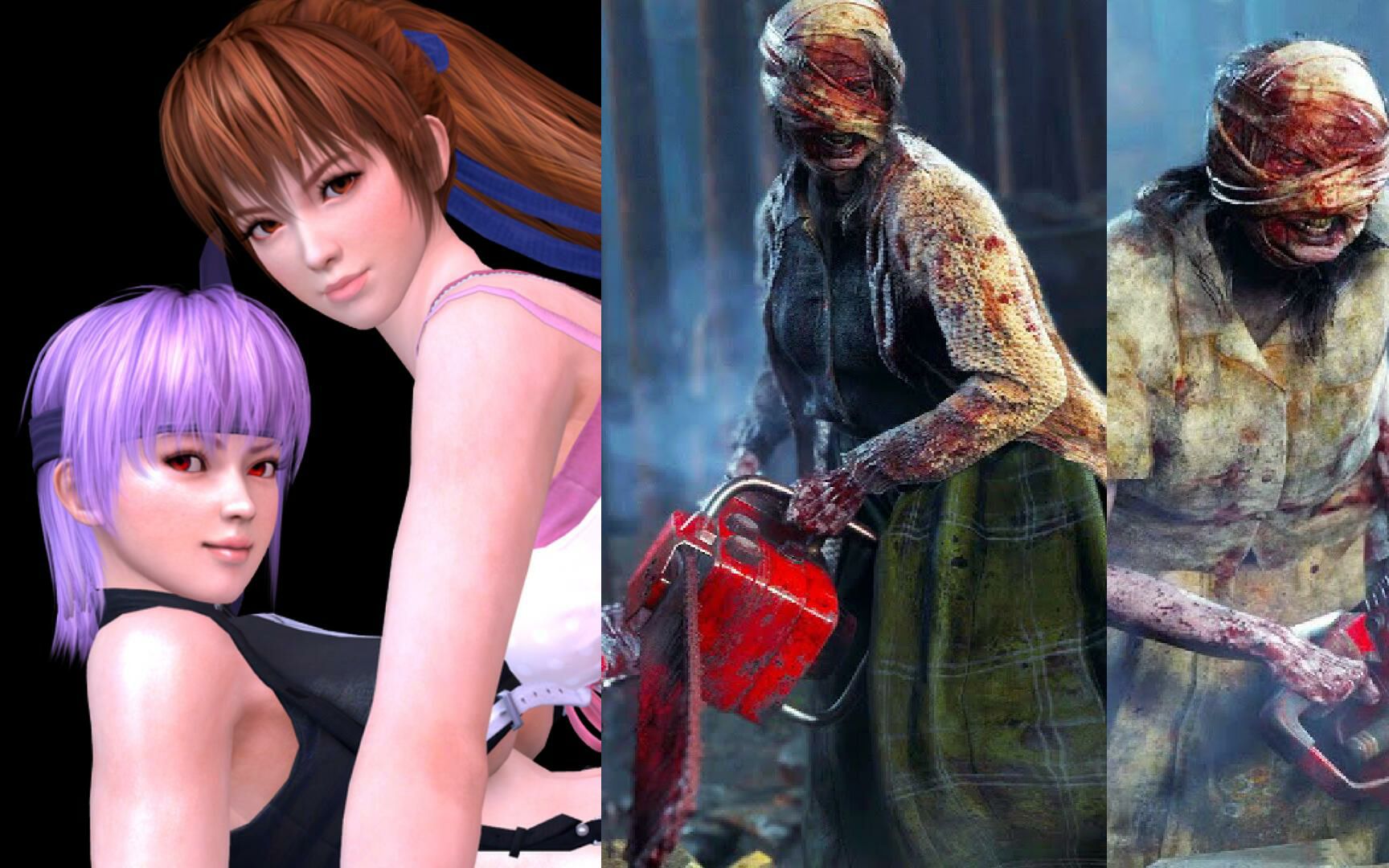 女忍姐妹花大战西班牙电锯姐妹花,忍流vs生化谁更厉害?