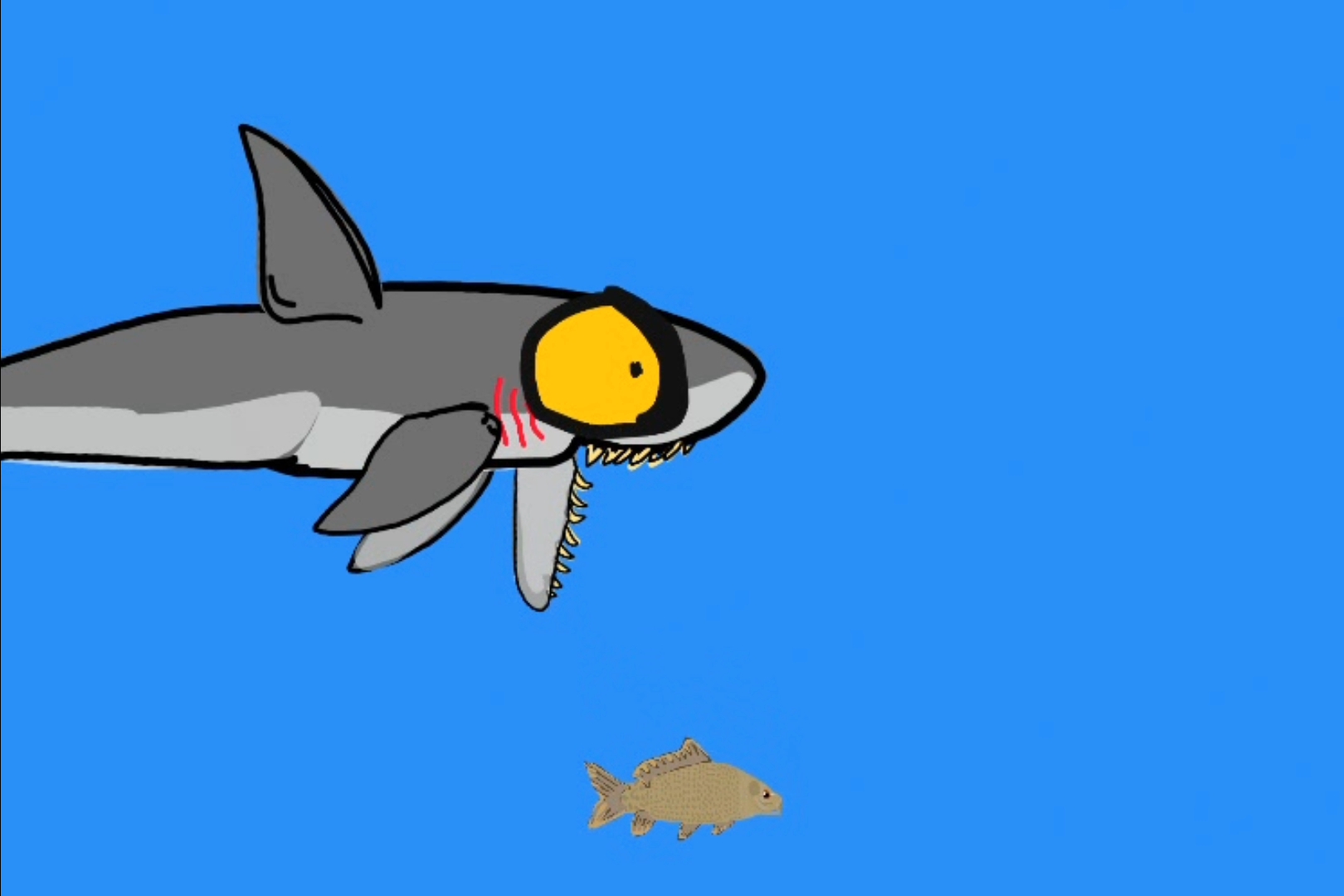 大白鲨vs战神棘