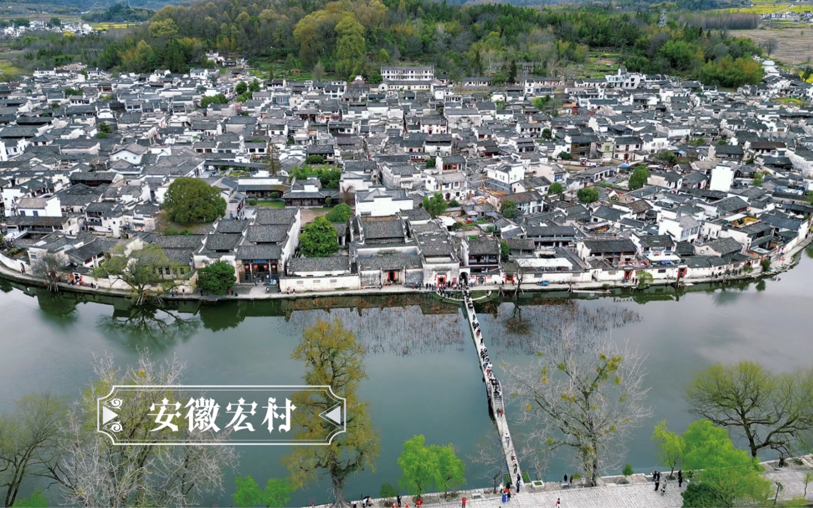 你一句春不晚,我就到了真江南#宏村#航拍