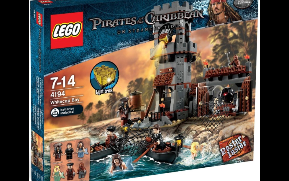 乐高加勒比海盗4194白帽海湾探险速组评测