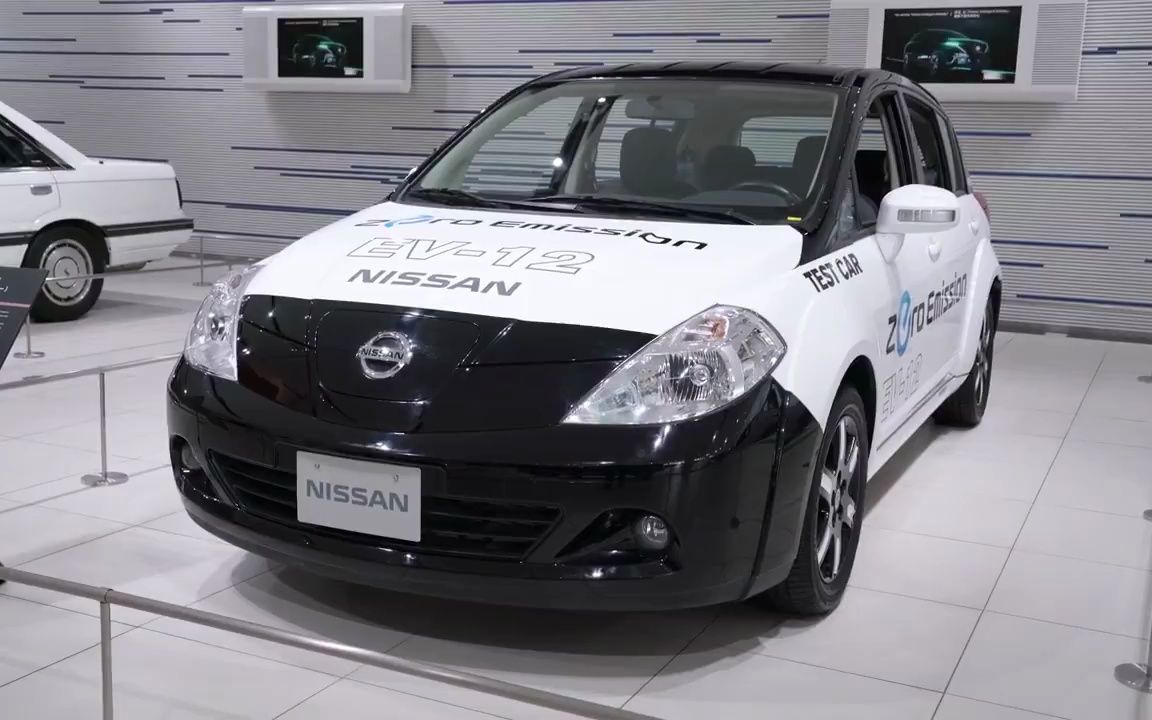 nissan tiida ev test car 2009