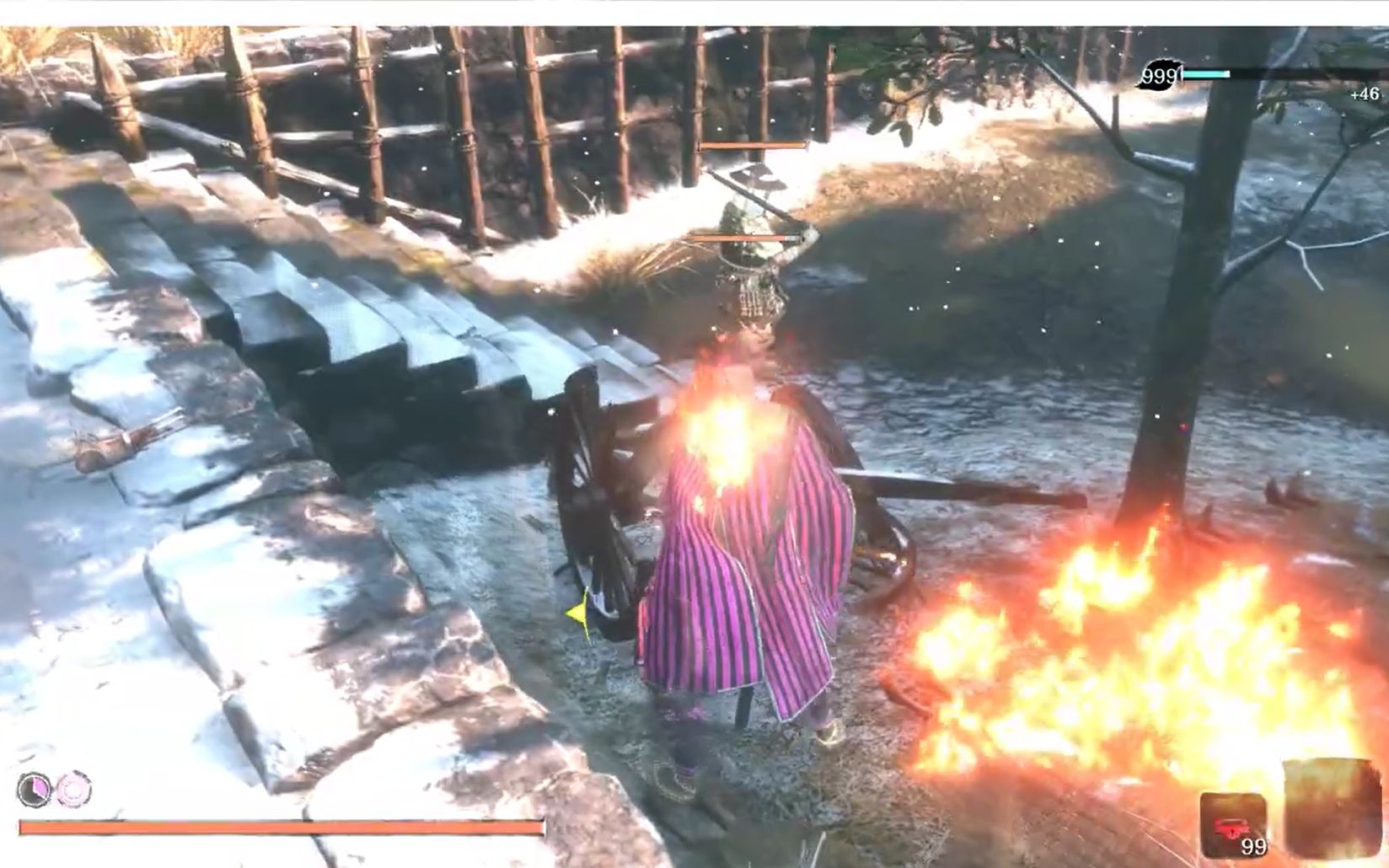 只狼 使用紫衣忍者