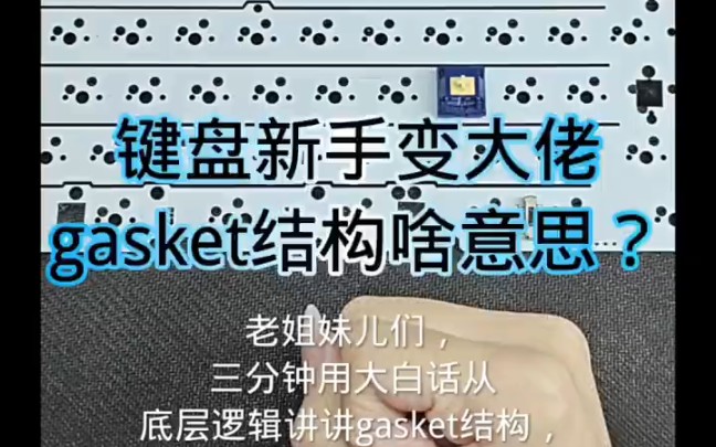 第八期‖小白入坑键圈必备!大白话讲gasket结构哔哩哔哩bilibili