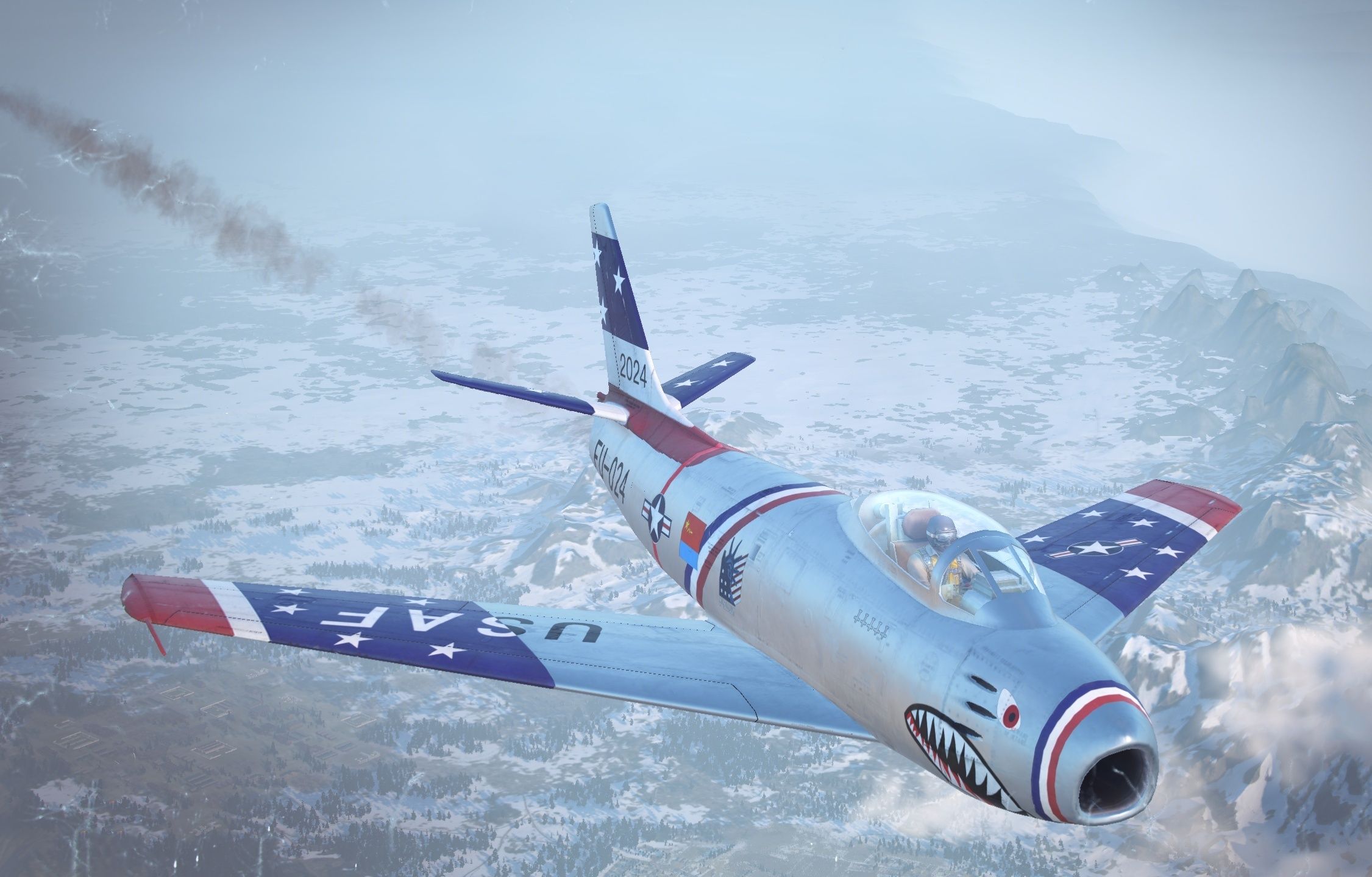 [战机世界]f86a佩刀战斗机经典历史涂装展示