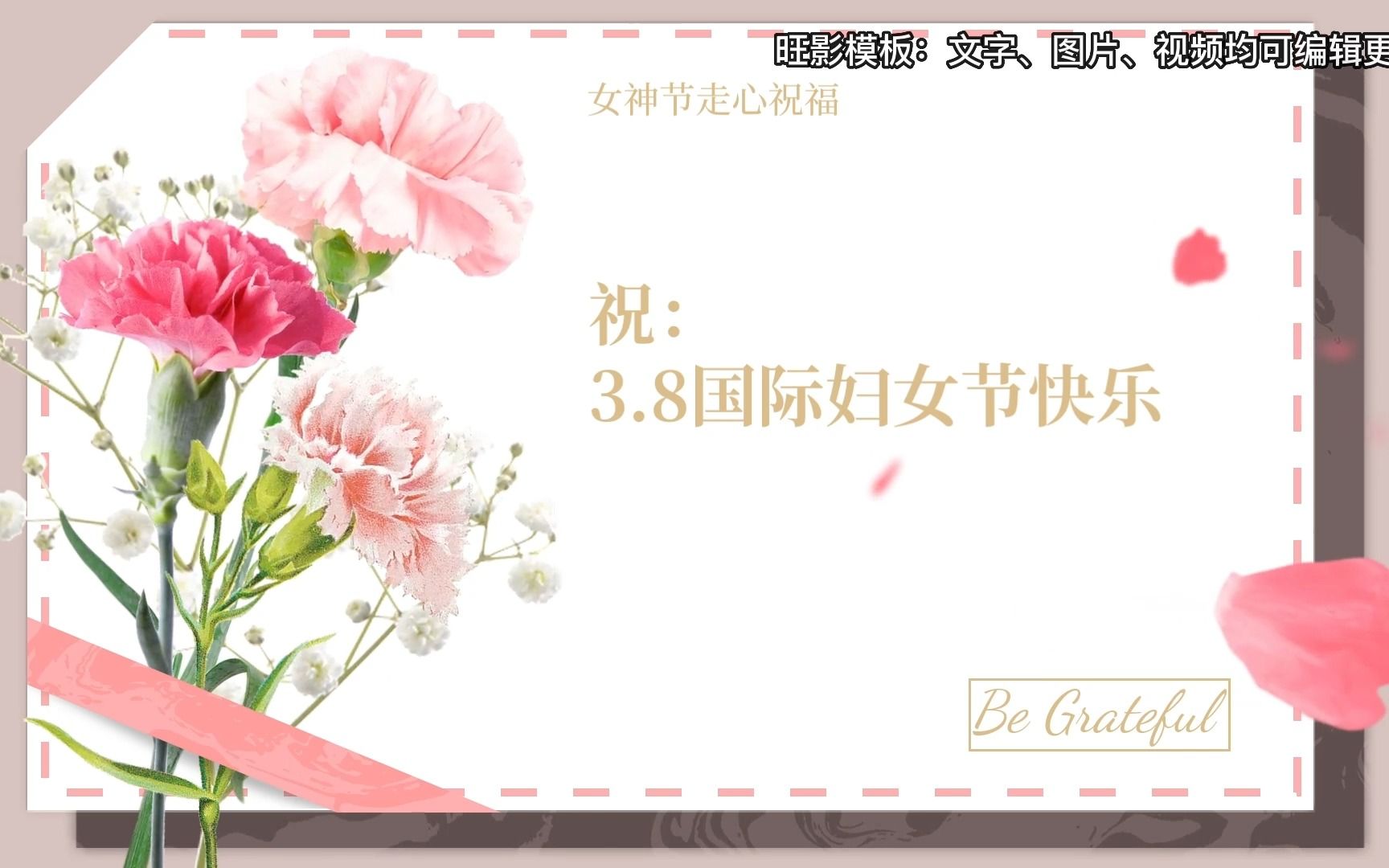 值得收藏!走心的三八妇女节祝福来啦!哔哩哔哩bilibili