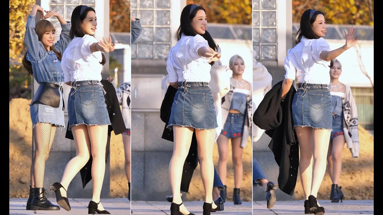 「韩国饭拍」蓝色短裙berry good johyun-迷你粉丝见面会录像带7920