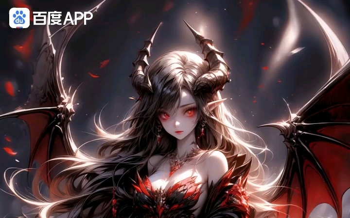 ai绘画奇幻之旅:恶魔女王,黑暗的诱惑