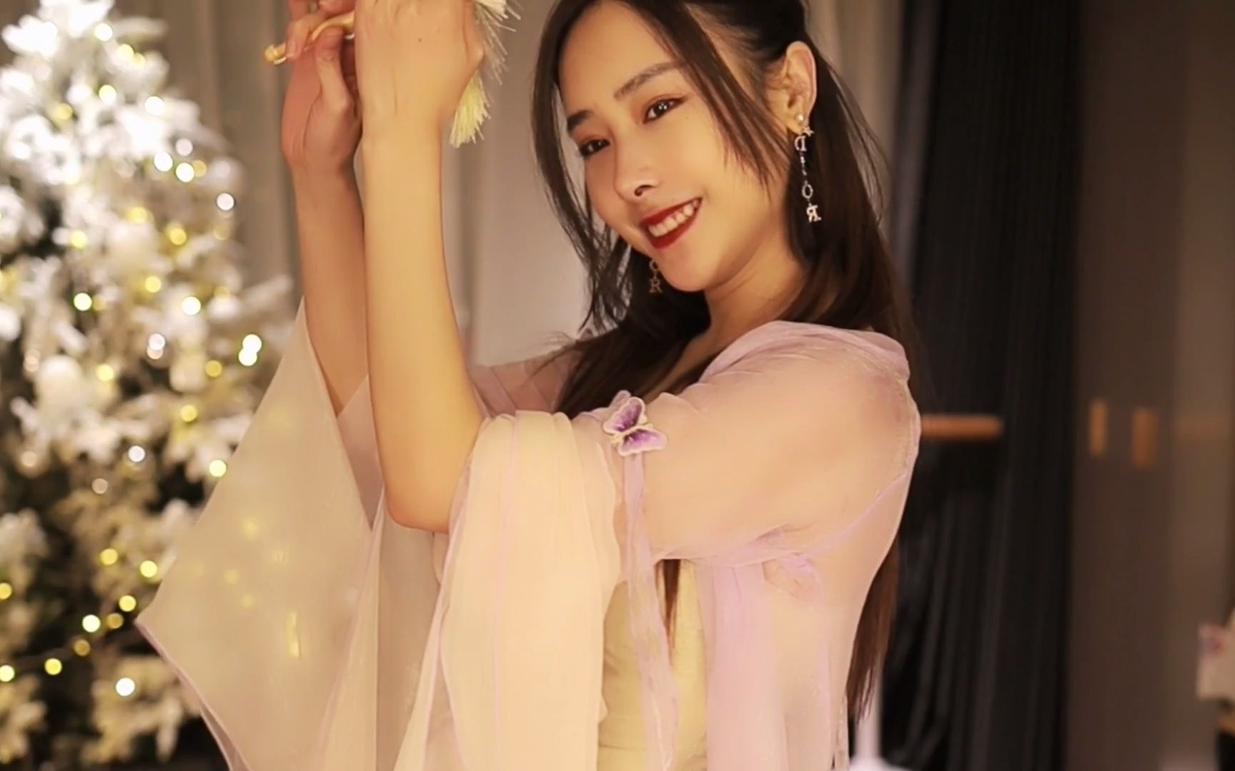 帝王的1月18日体验卡!王筱沫沫《仙剑 玉满堂》,粉纱裙