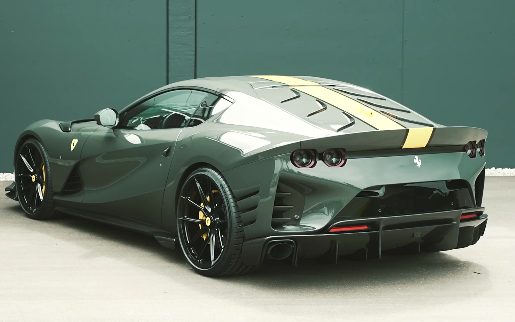 novitec法拉利812 competizione,866马力,全新排气系统超级跑车