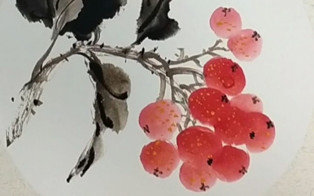 国画山楂