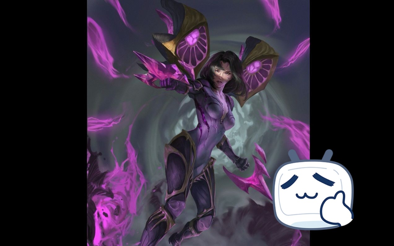 卡莎同人-艾卡西亚暴雨绘画过程