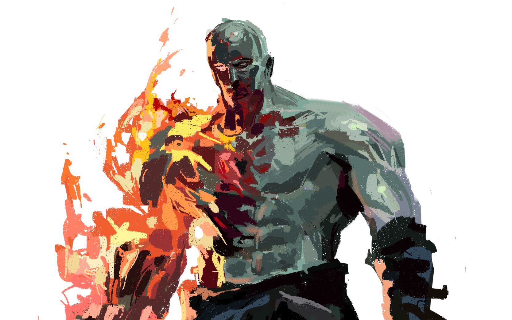 暴君t103 绘制过程 procreate