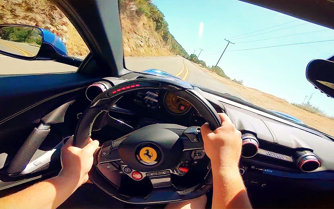 第一视角驾驶法拉利超跑ferrari812superfast