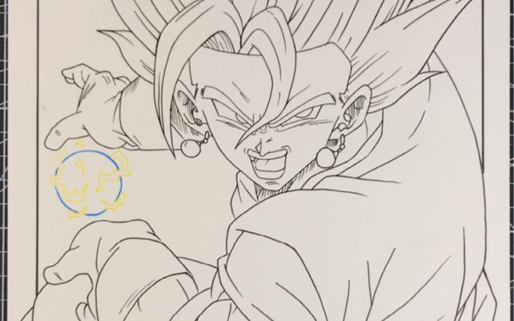 龙珠手绘线稿
