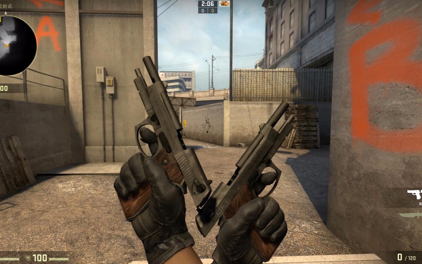 【csgo】双枪贝雷塔 骚气的换弹 (自制动作)