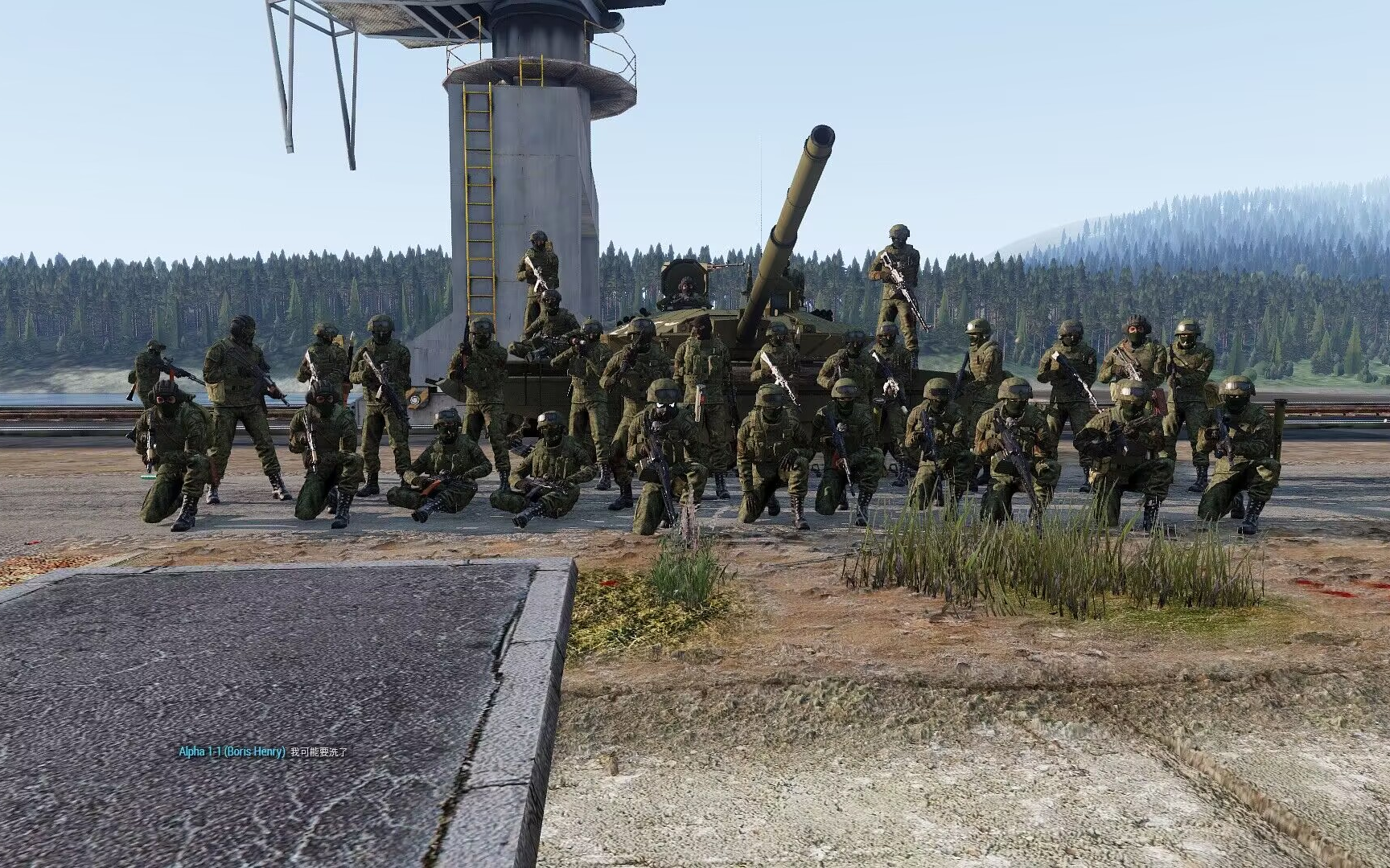 [图]ARMA3 铁片服 击锤行动狙击手视角 2014克里米亚 （2023/1/3）