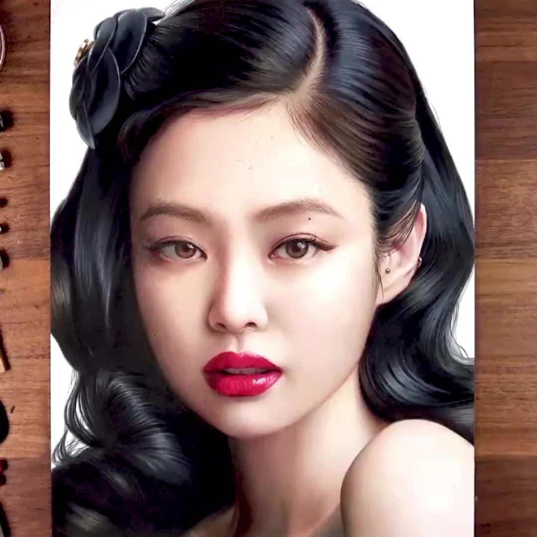 今天画金珍妮jennie