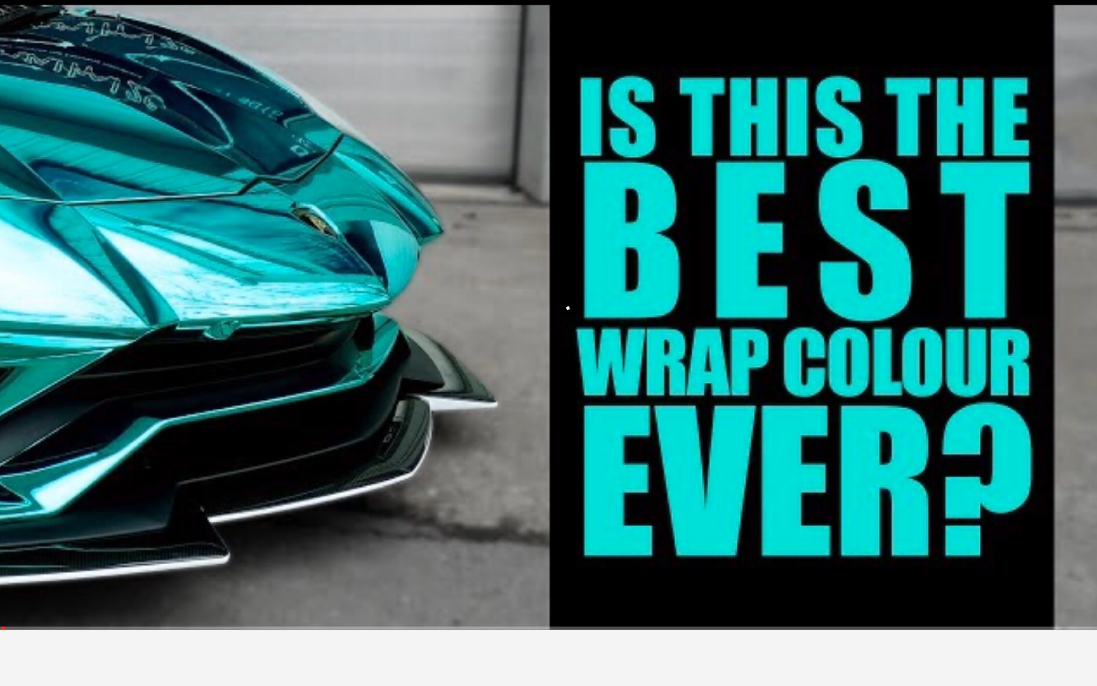 wrapped】—兰博基尼国外大佬真的是什么颜色都敢试啊,荧光绿!