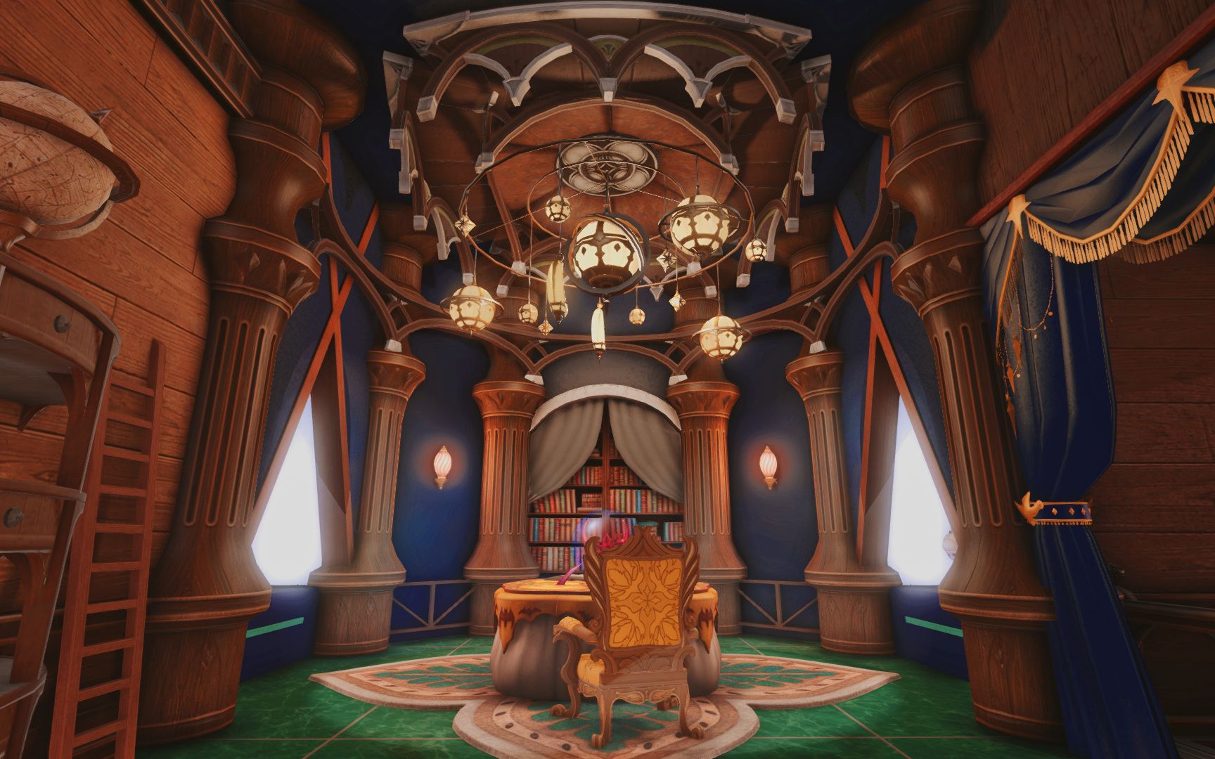 【ff14装修】双层森系m房 | 魔女的药剂店or占卜屋 | rp店装修