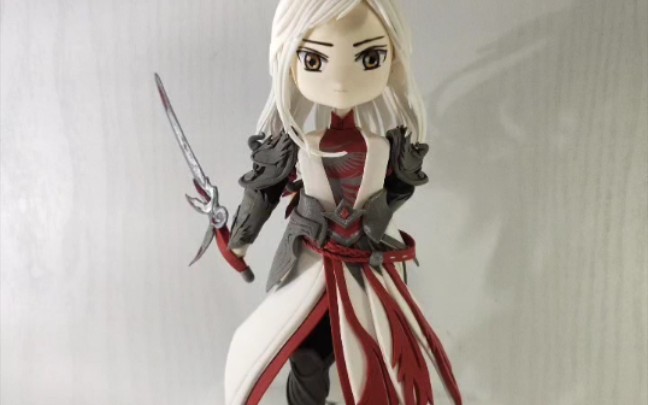 【安安捏土】超轻粘土|王者荣耀|李白|凤求凰   这个娃儿从六月中旬