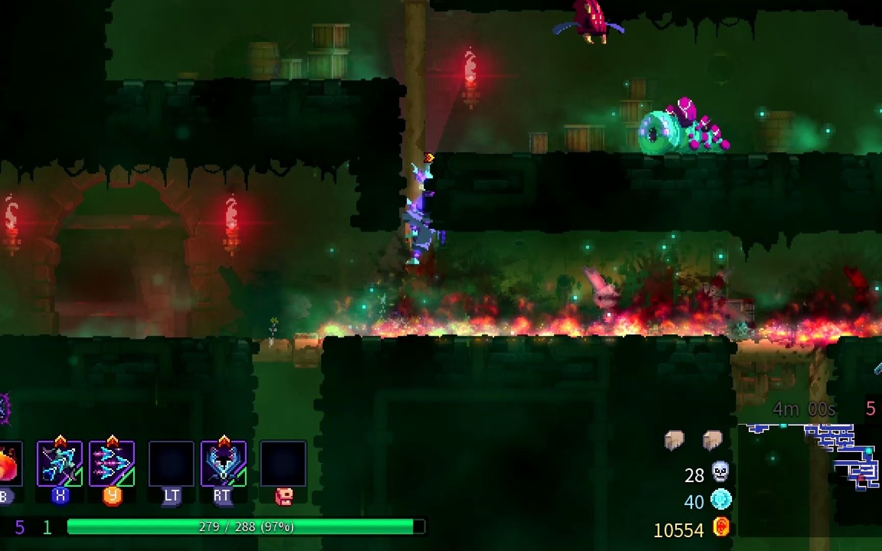 死亡细胞deadcells连射弩五细胞有毒下水道